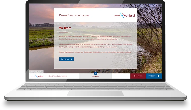 MapTour Interface